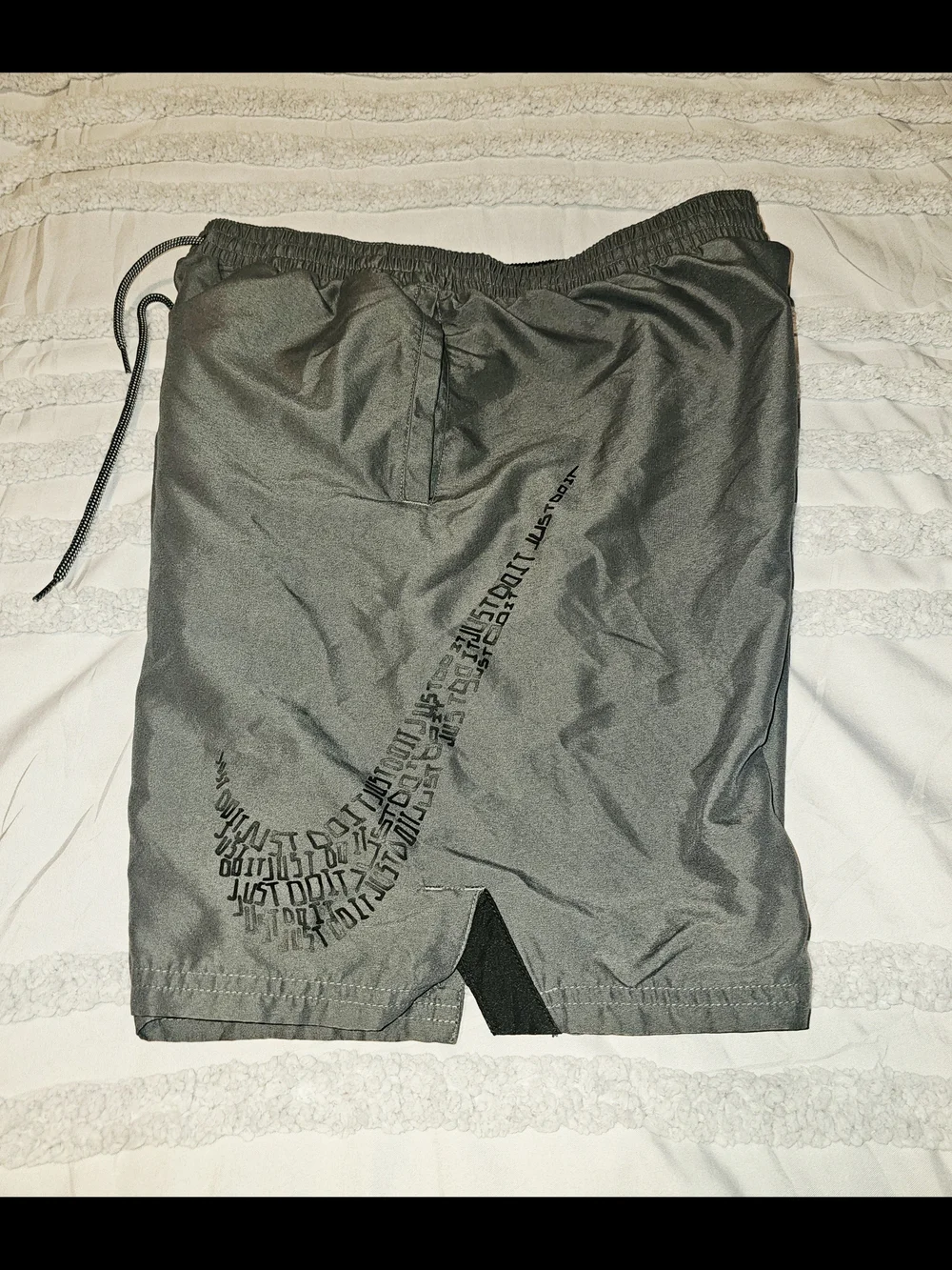 Nike Drawstring Shorts with Mesh Lining Medium